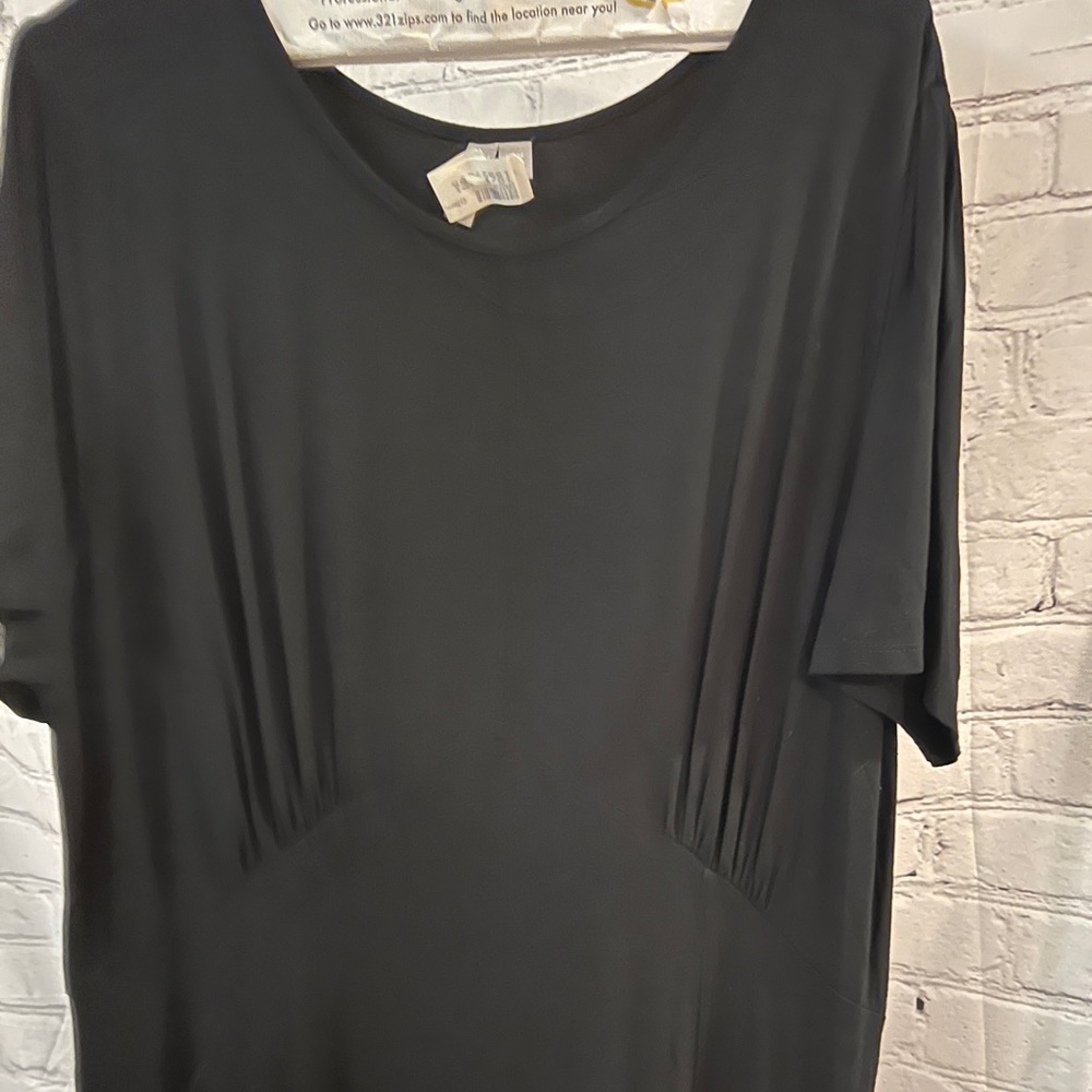 ASOS maxi black dress.